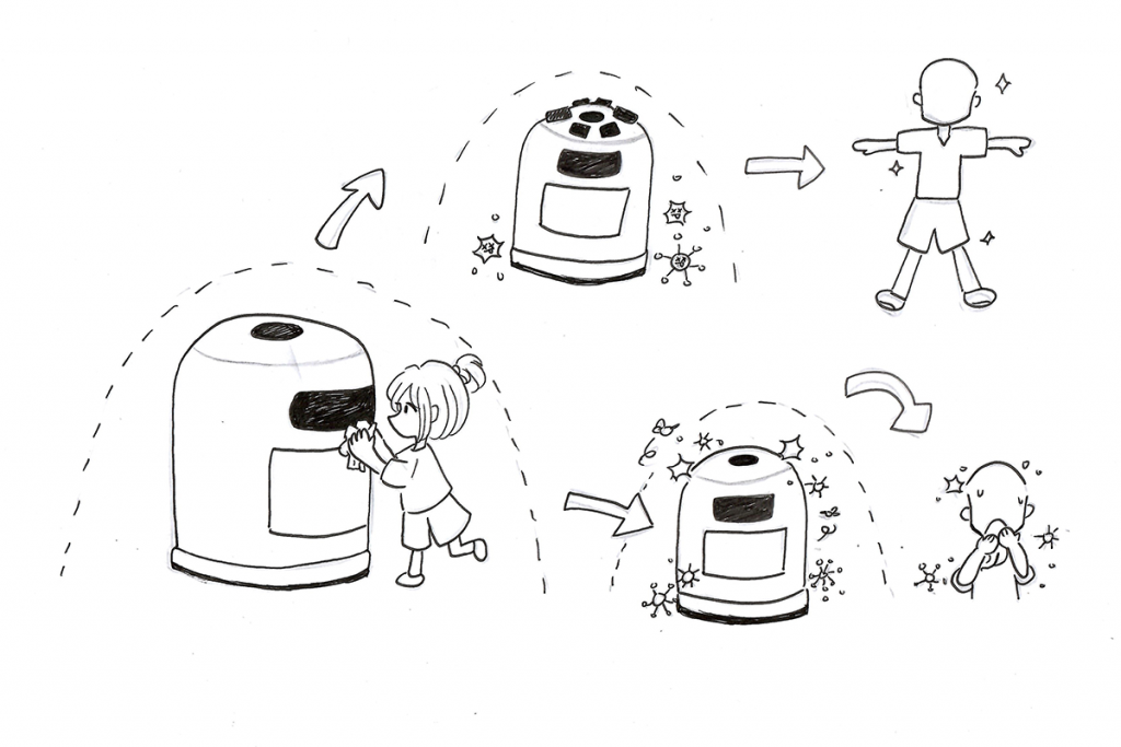 Eco-friendly trash can cover